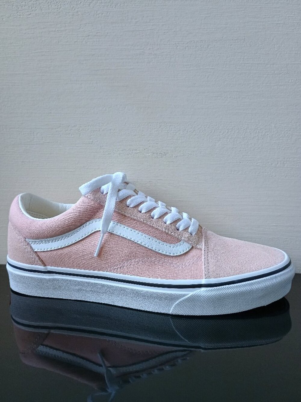 Vans Women's Old Skool Color Theory Suede / Canvas in Sophisticated Rose Smoke